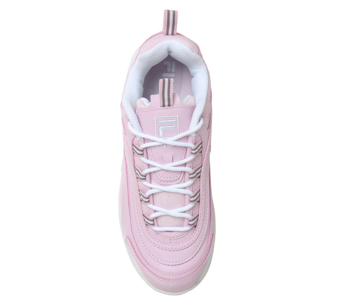 fila ray trainers pink