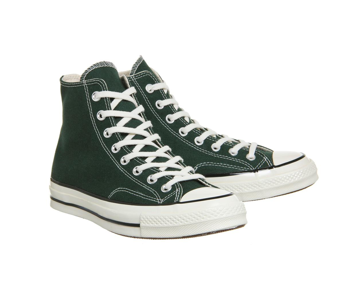 green converse high cut