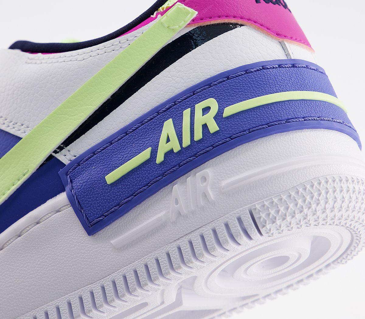 air force 1 shadow white multicolor