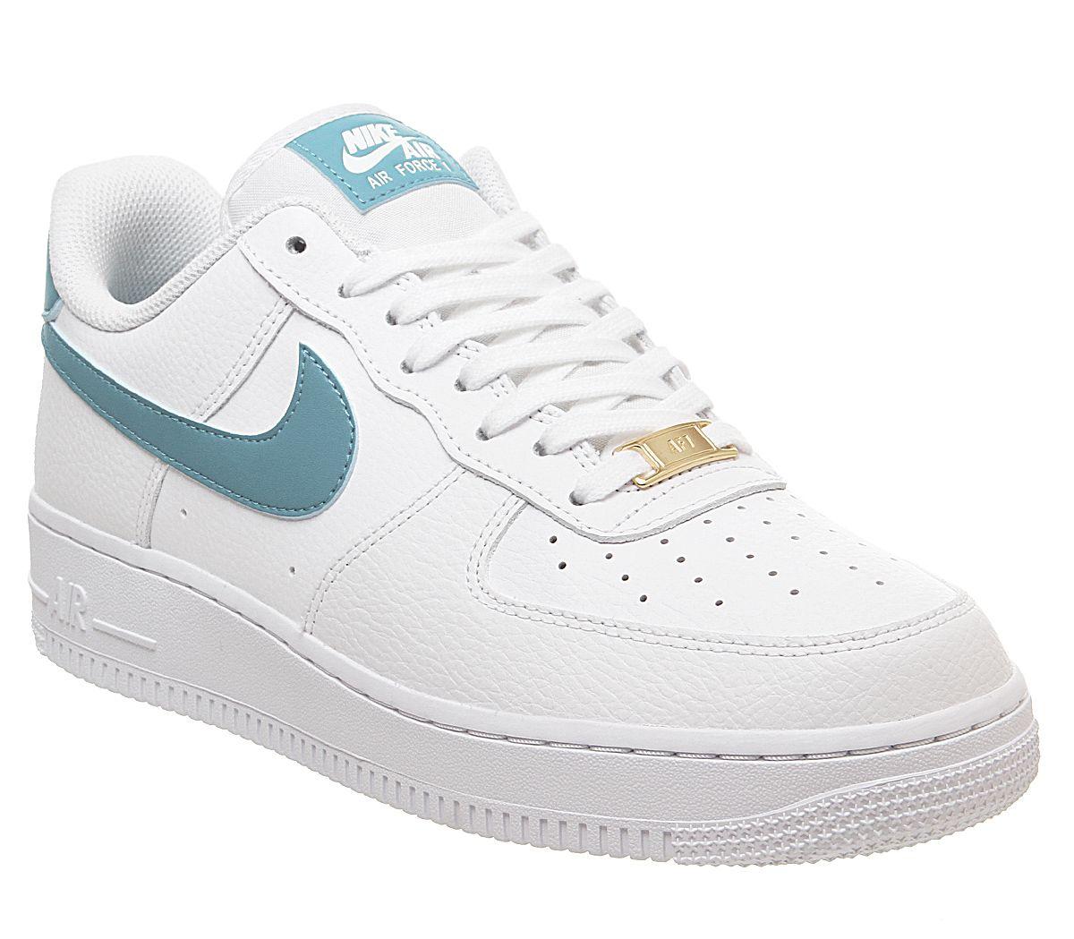 nike air force white teal
