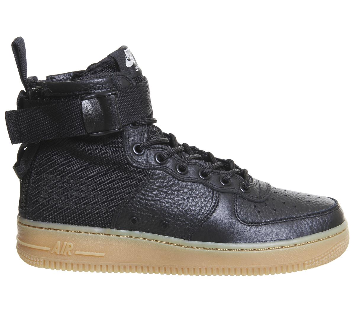 nike air sf af1 black