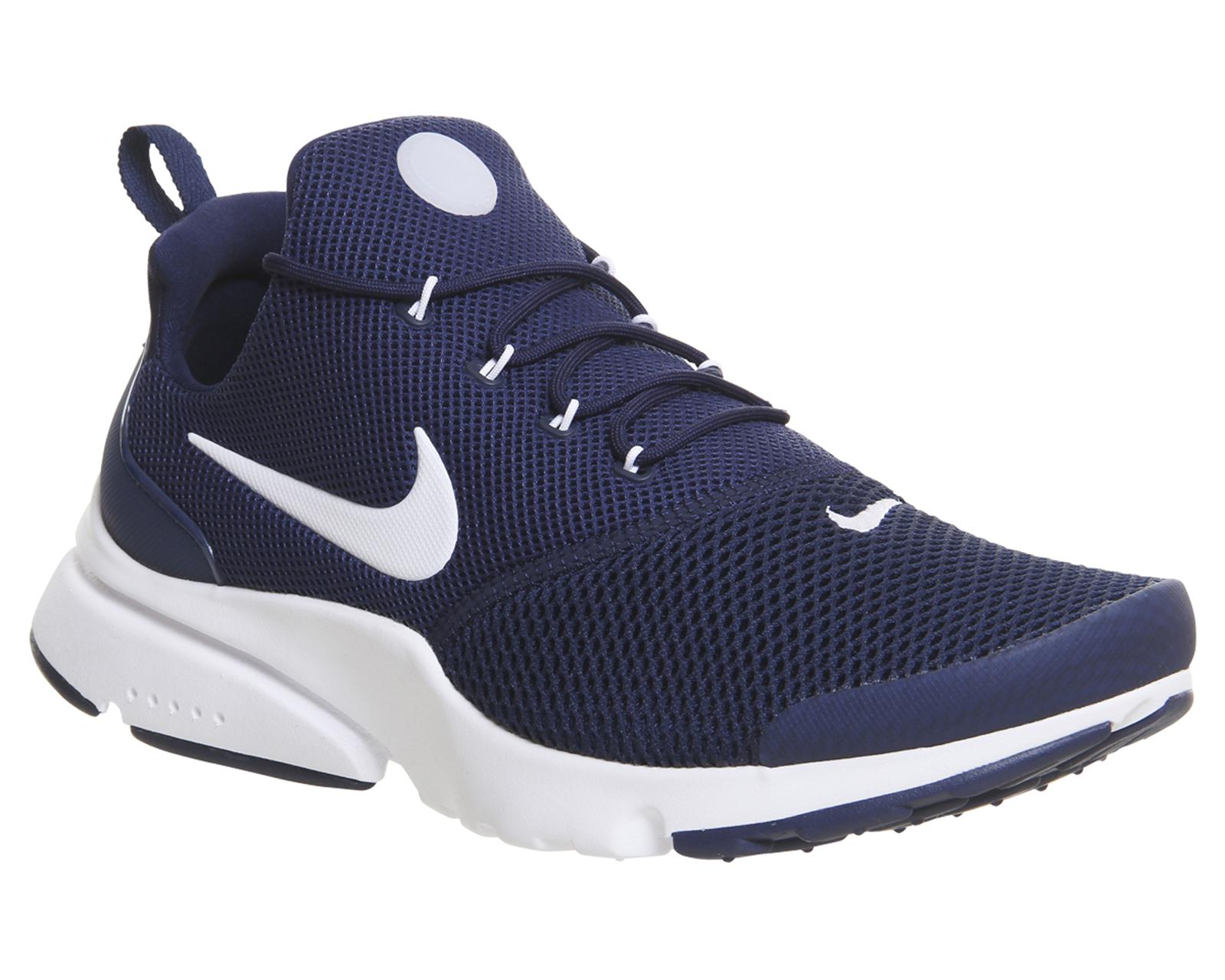 nike react presto white midnight navy
