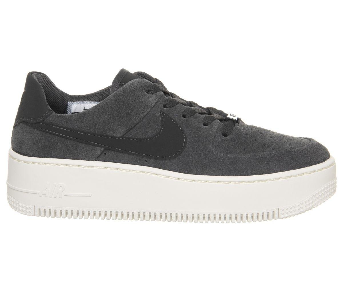 nike air force 1 sage low grey suede