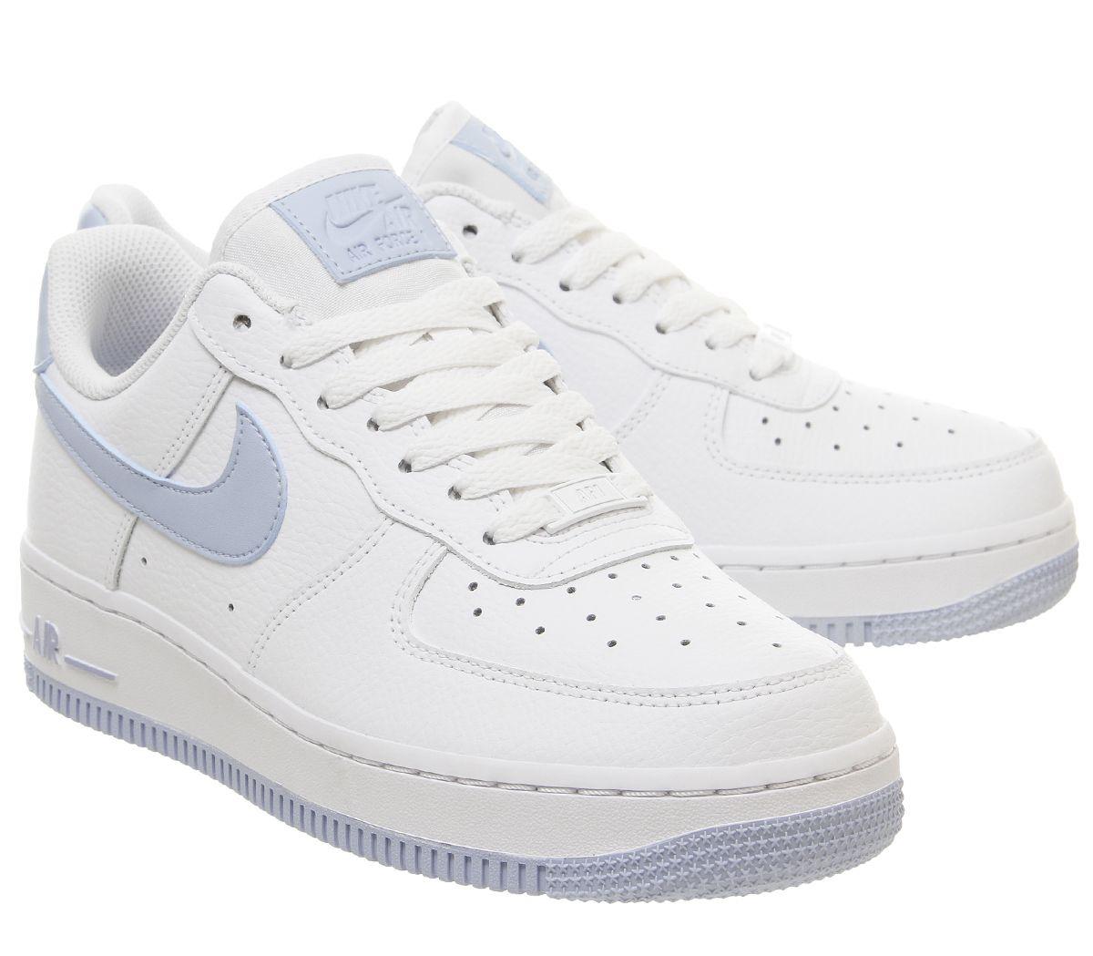 nike air force 1 07 trainers white light armory blue