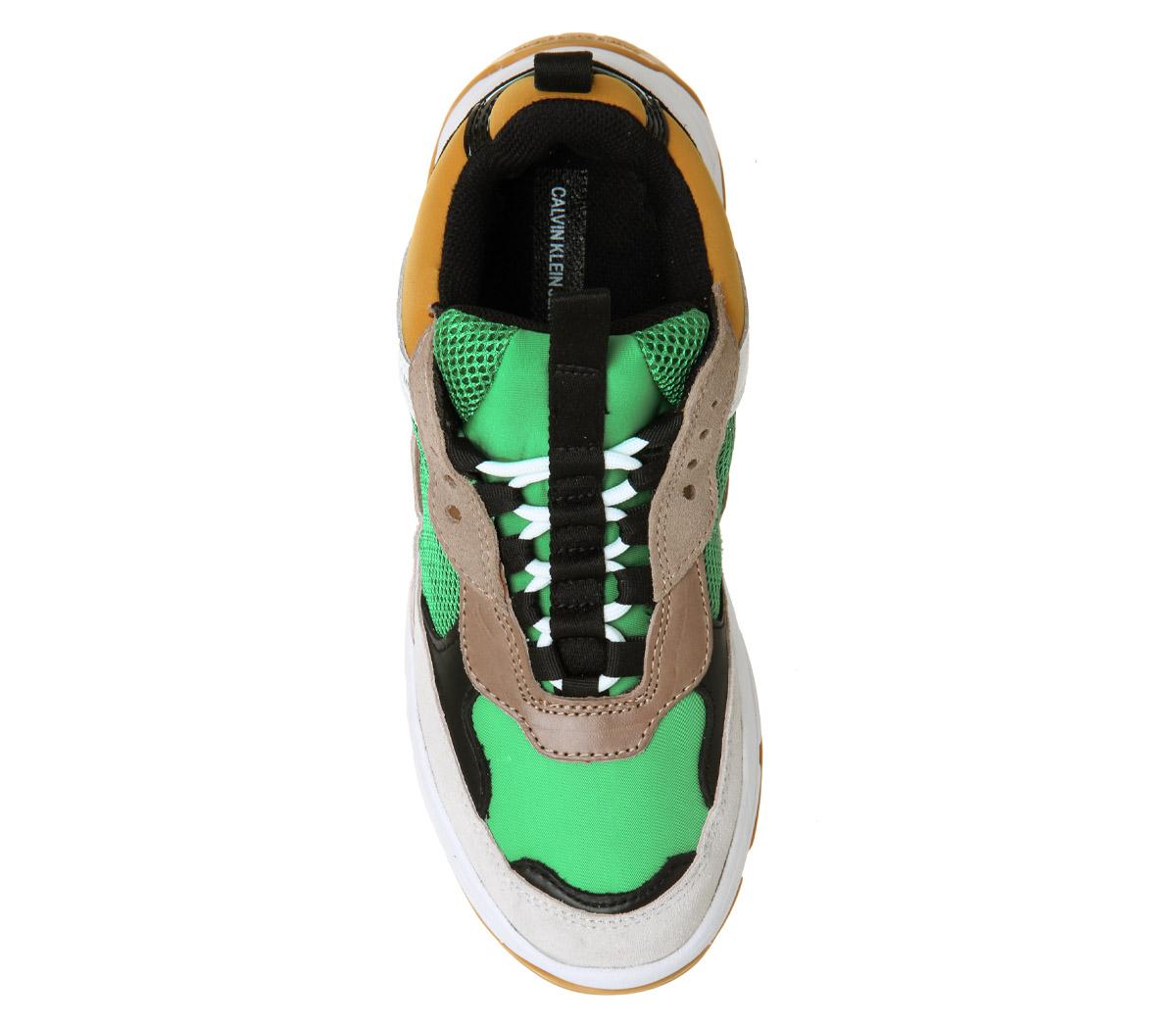 calvin klein maya trainers green