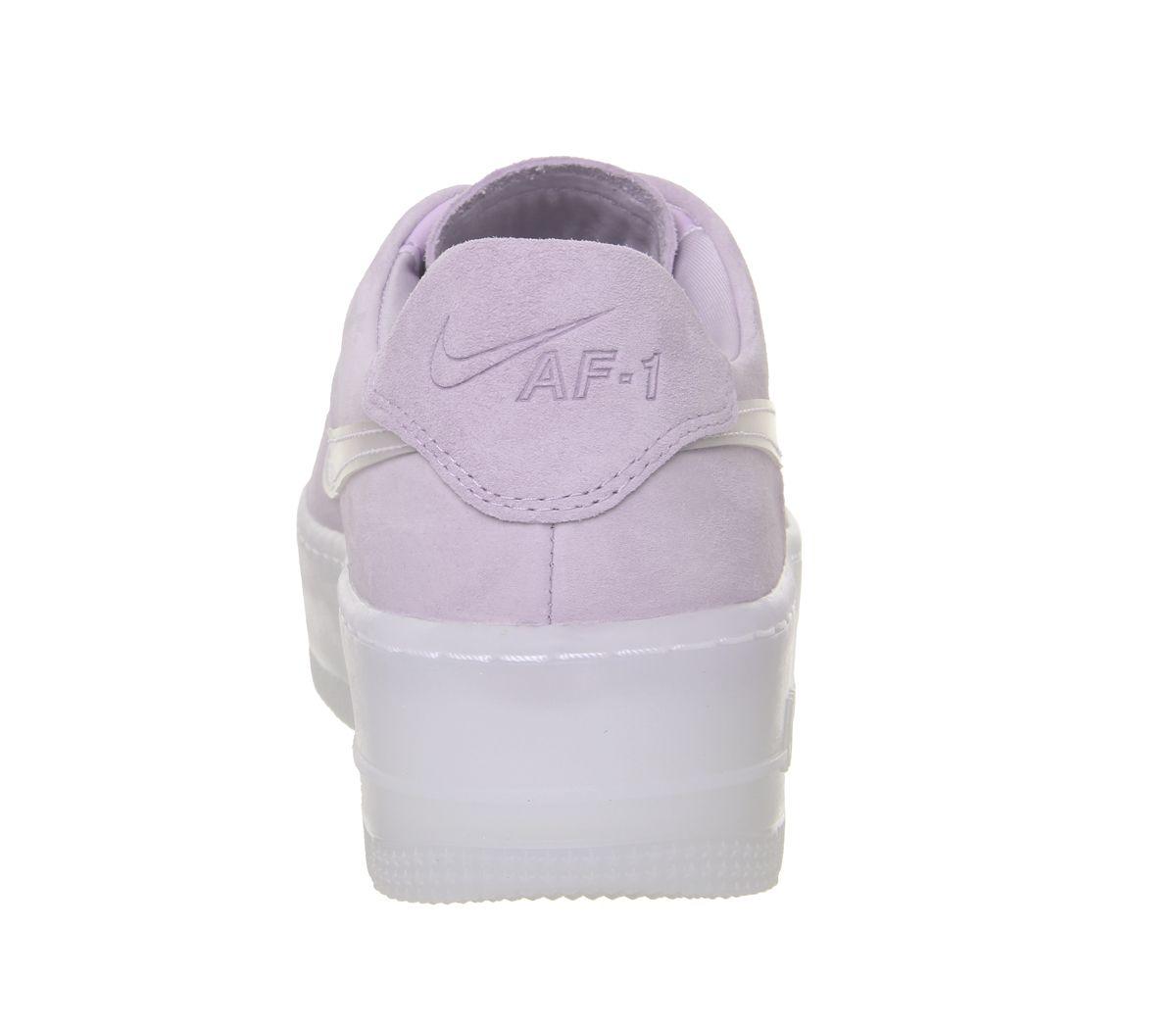 nike lilac ice air force 1 sage trainers