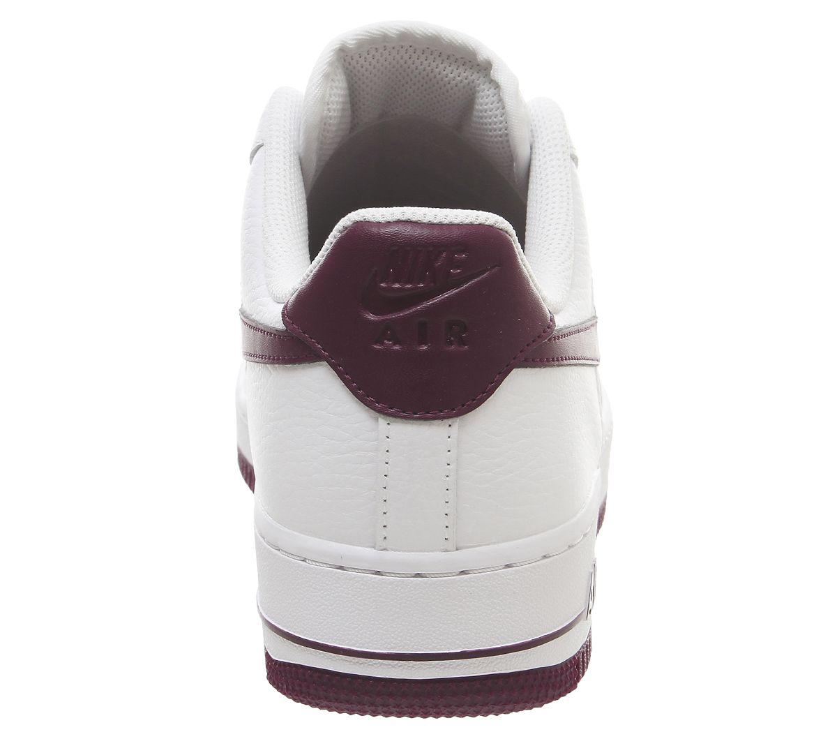 air force 1 07 white bordeaux