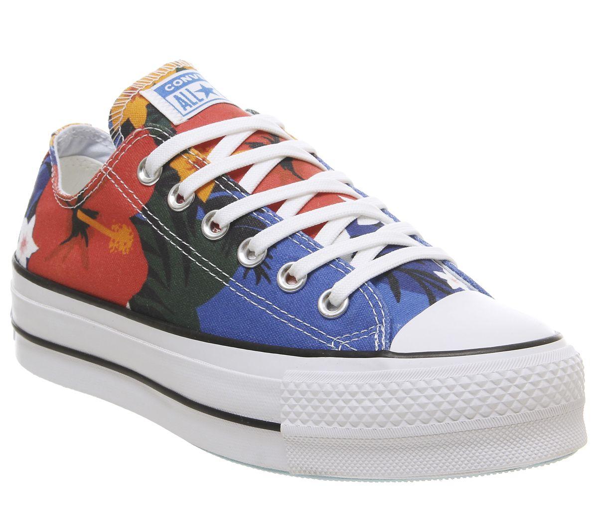 chuck taylor all star paradise prints lift low top