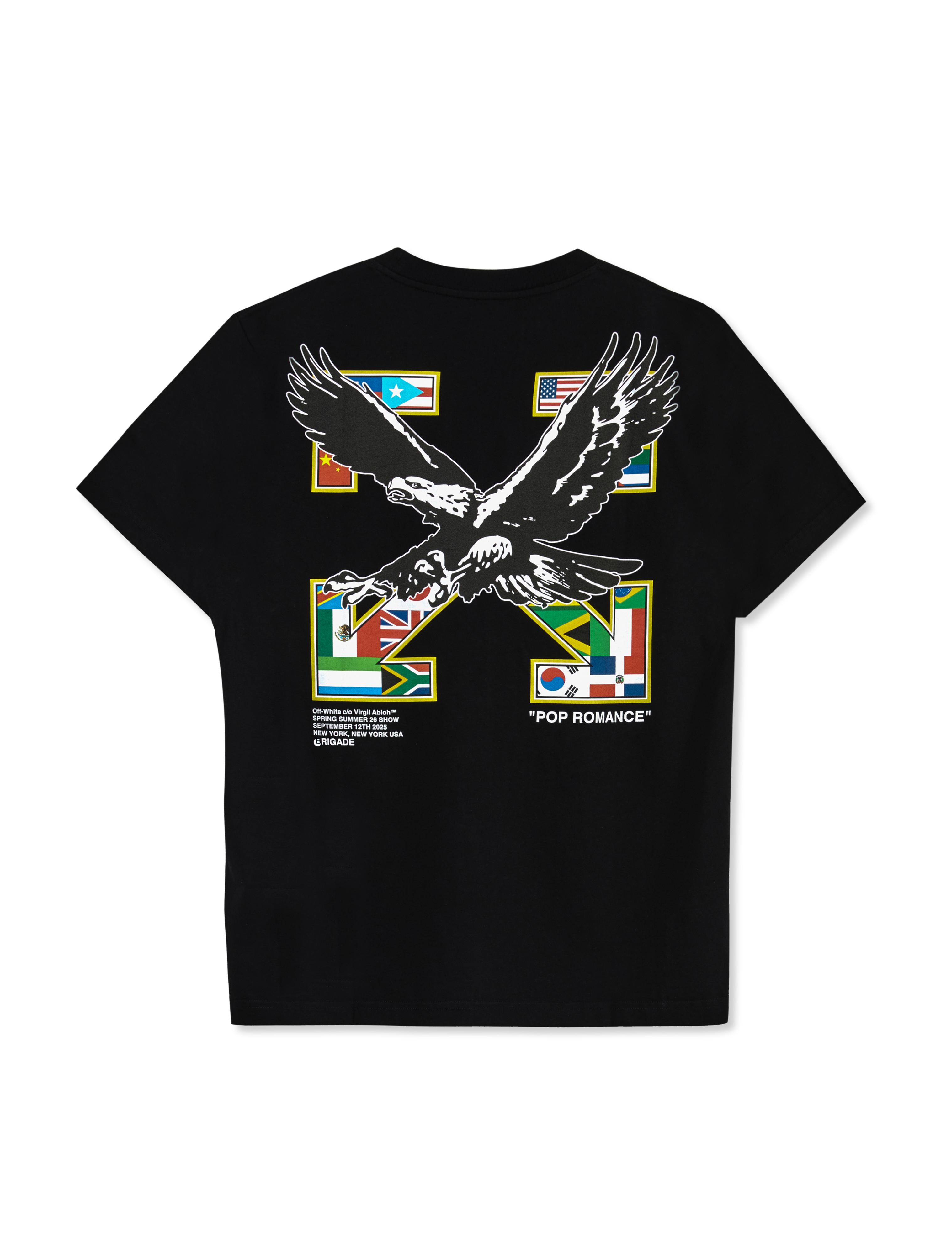 Off-White c/o Virgil Abloh Ow X Brigade Staff T-Shirt in Black for