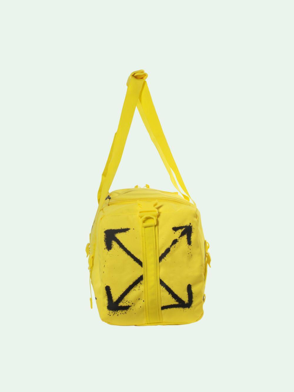 NIKE X OFF-WHITE Women's Yellow Nike Duffle Bag