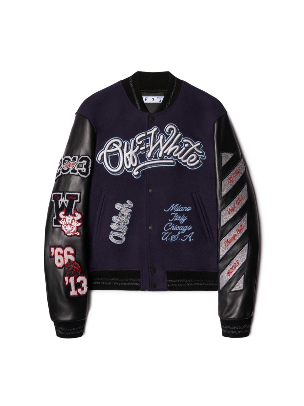 Off-White c/o Virgil Abloh Tm C/o Chicago Bulls Blue Varsity | Lyst