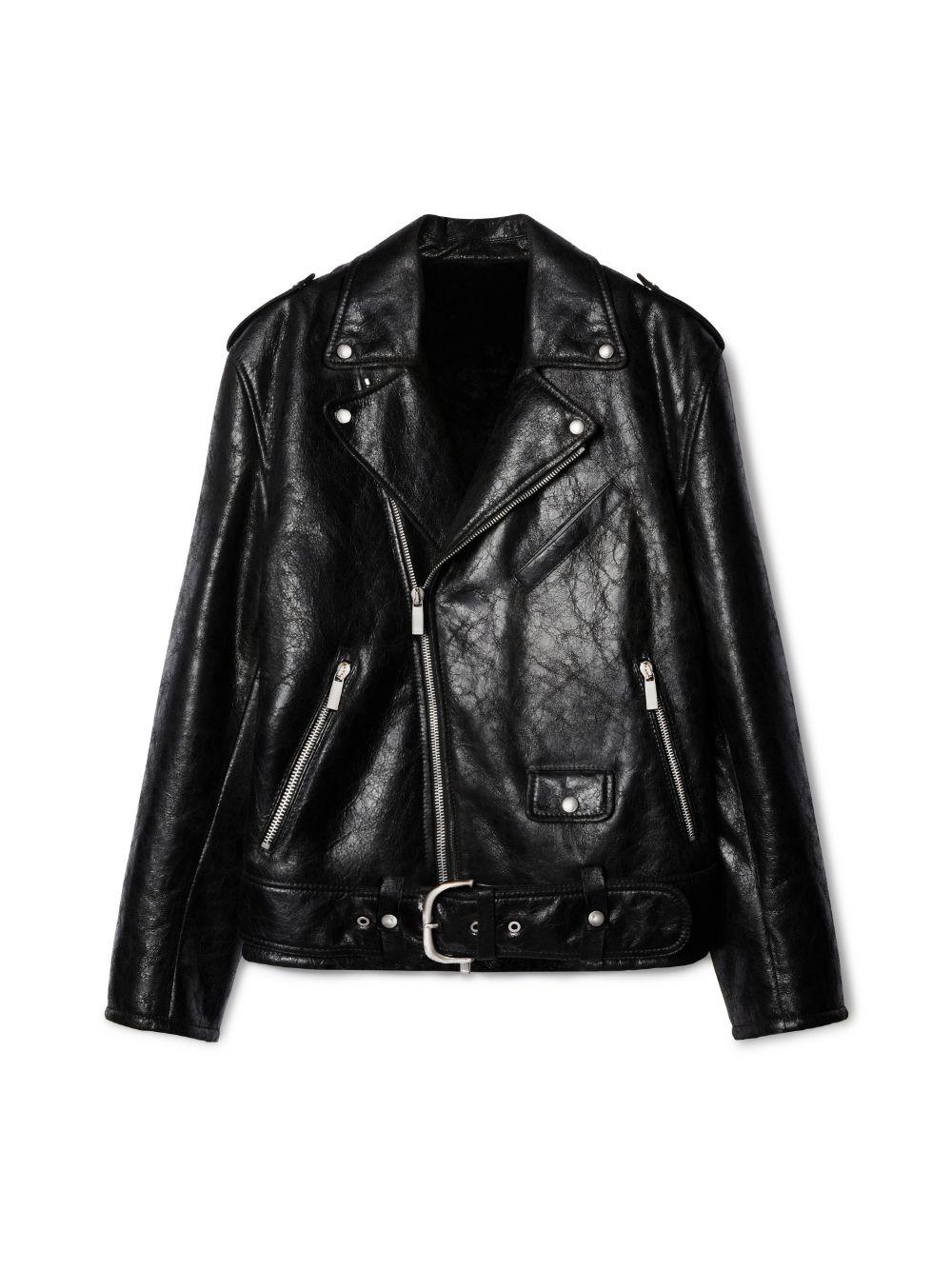 Veste en cuir off white sale