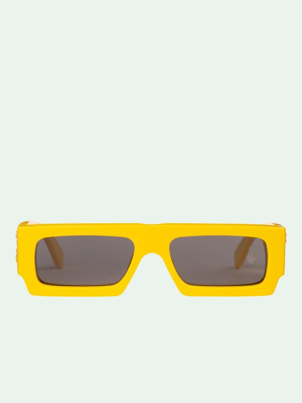 Off-White c/o Virgil Abloh Eazy Sunglasses in Yellow for Men | Lyst