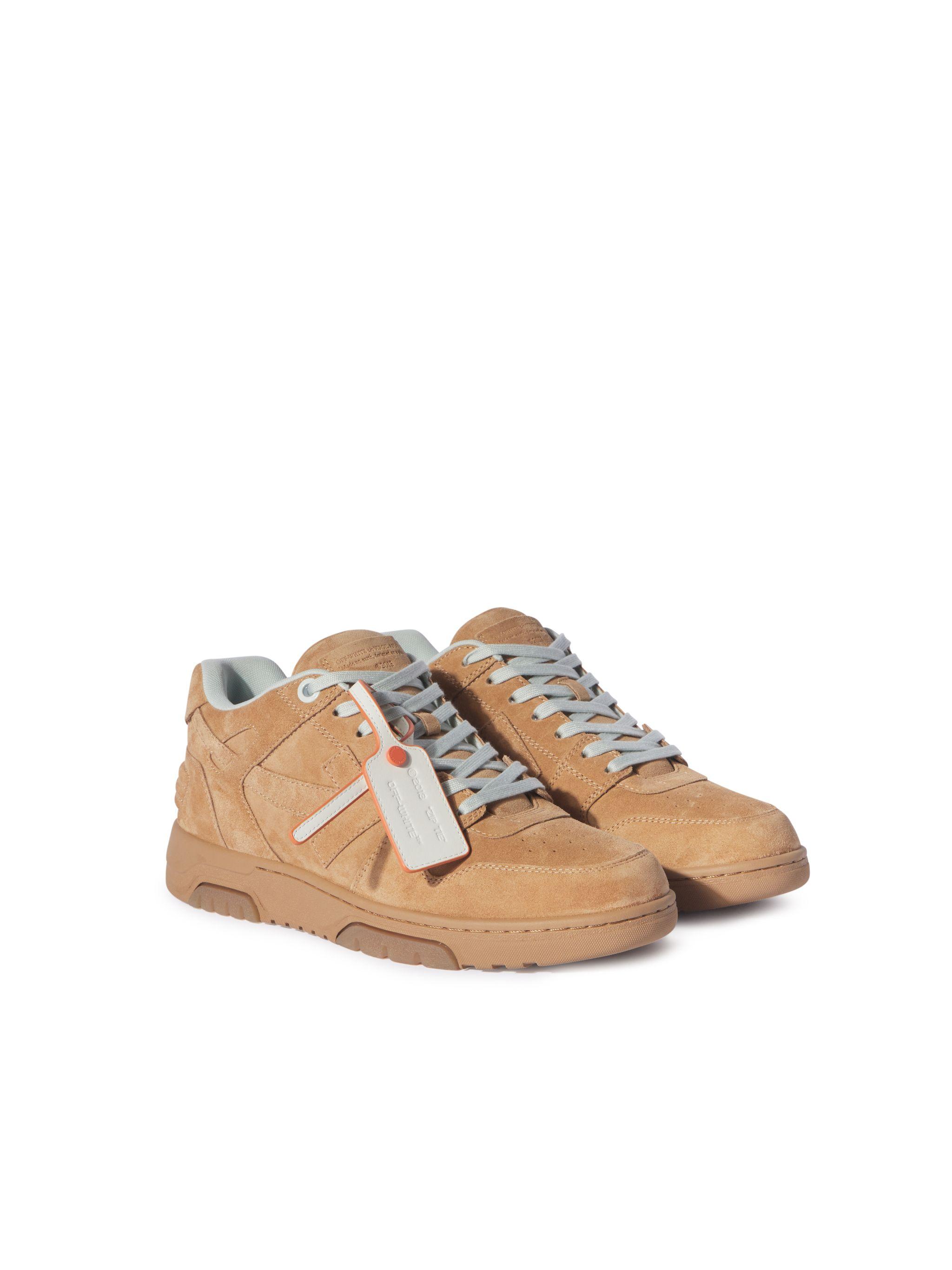 Off-White c/o Virgil Abloh Camel Suede Out Of Office in Brown for 