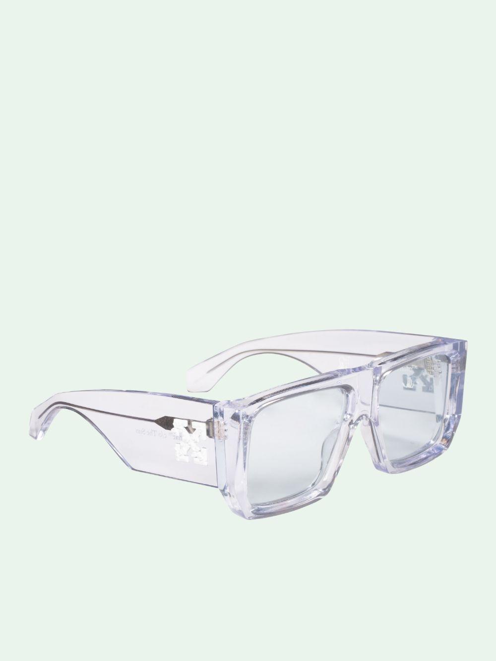 Off-White c/o Virgil Abloh Tropez Transparent Sunglasses in White for Men |  Lyst