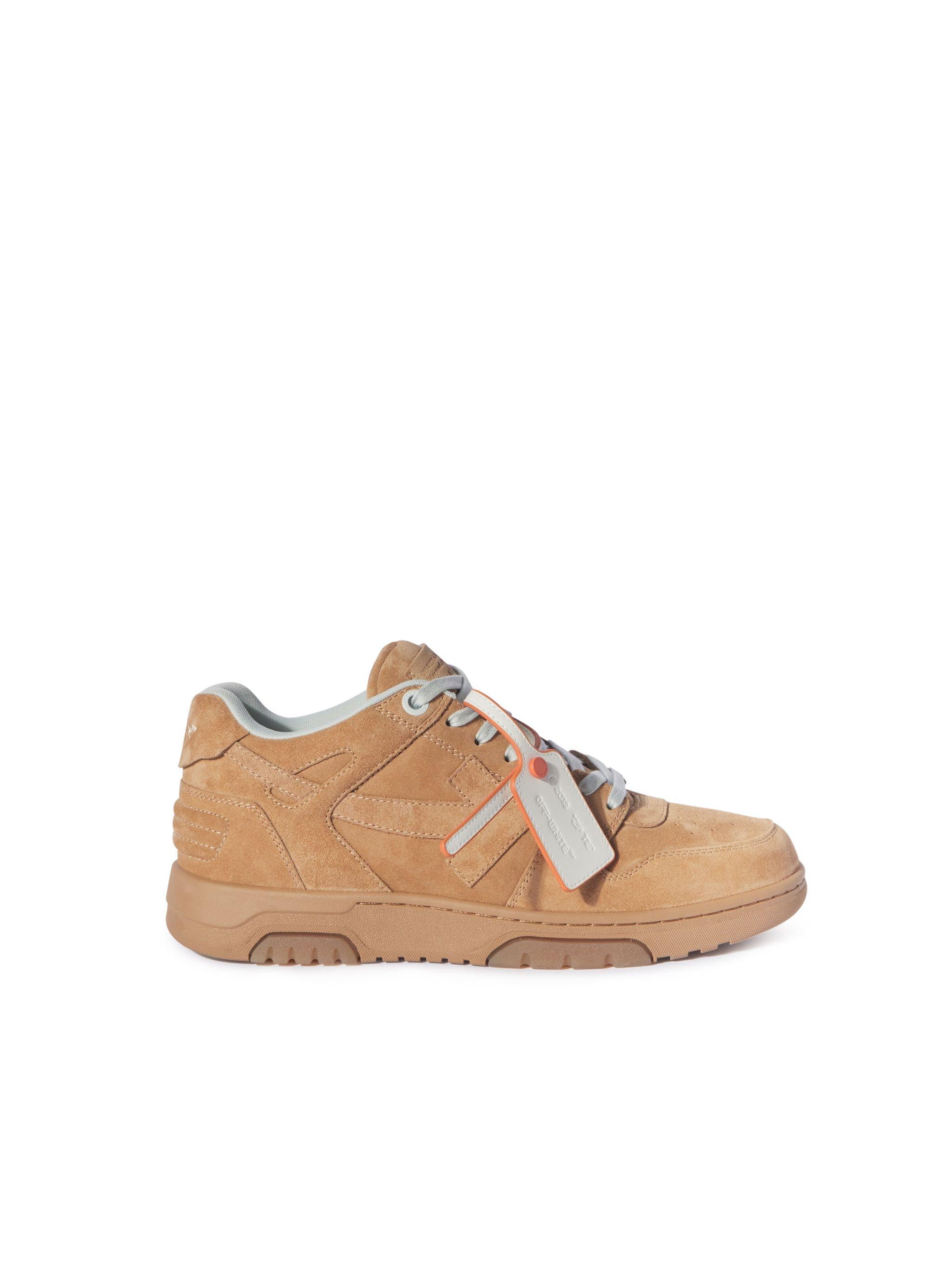Off-White c/o Virgil Abloh Camel Suede Out Of Office in Brown for 