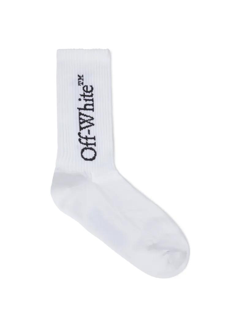 Off-WhiteオフホワイトArrow Logo Mid Lenght Socks靴下 Off-WhiteオフホワイトArrow Logo Mid Lenght Socks靴下 White
