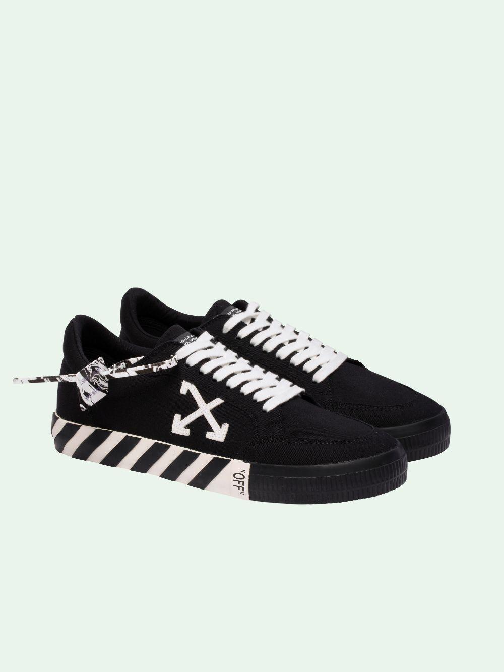 Off-White Virgil Abloh Vulcan Low Trainers in Black White (Black) for Men - Save 66% - Lyst