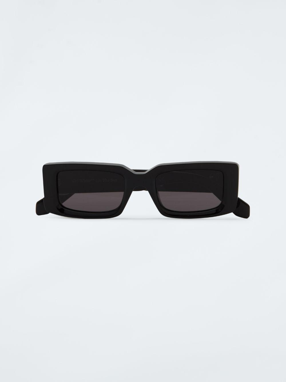 OFF-WHITE Arthur Square Frame Sunglasses Black/White SS22 for Men