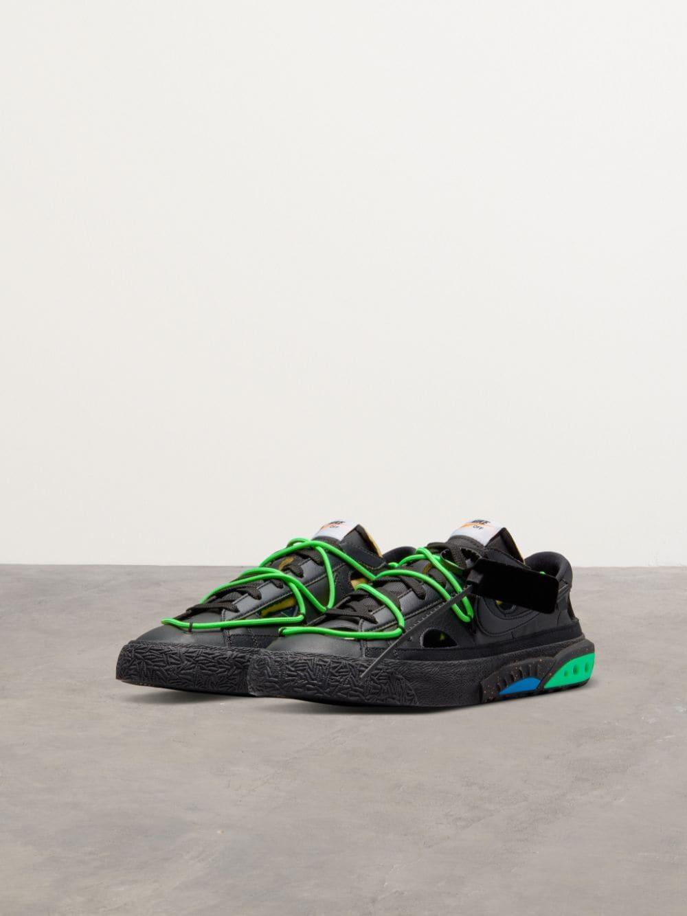 NIKE X OFF-WHITE Tm️ Blazer Low in Green for Men | Lyst