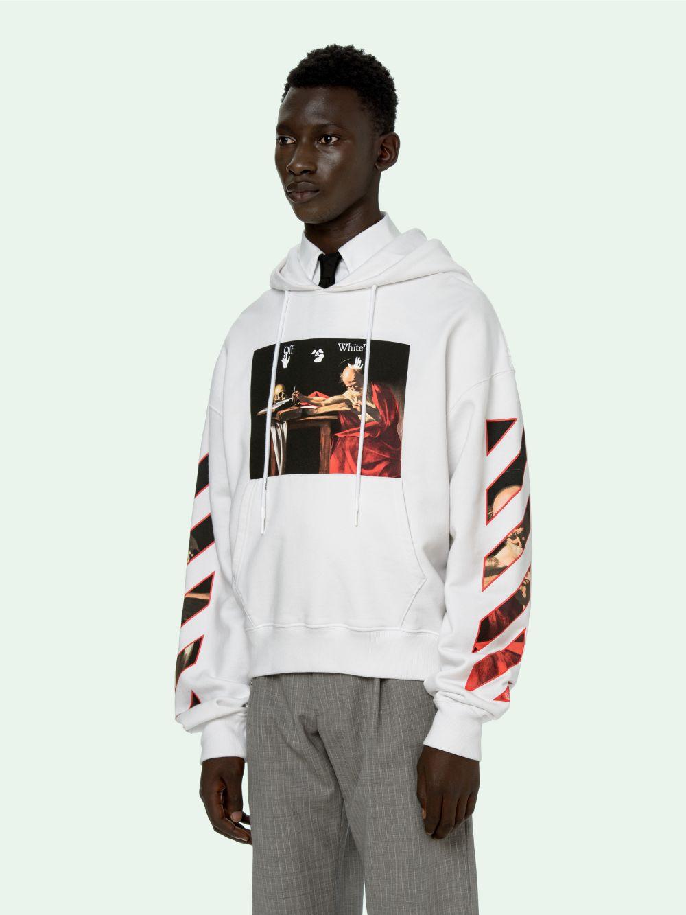 off white caravaggio hoodie ss17