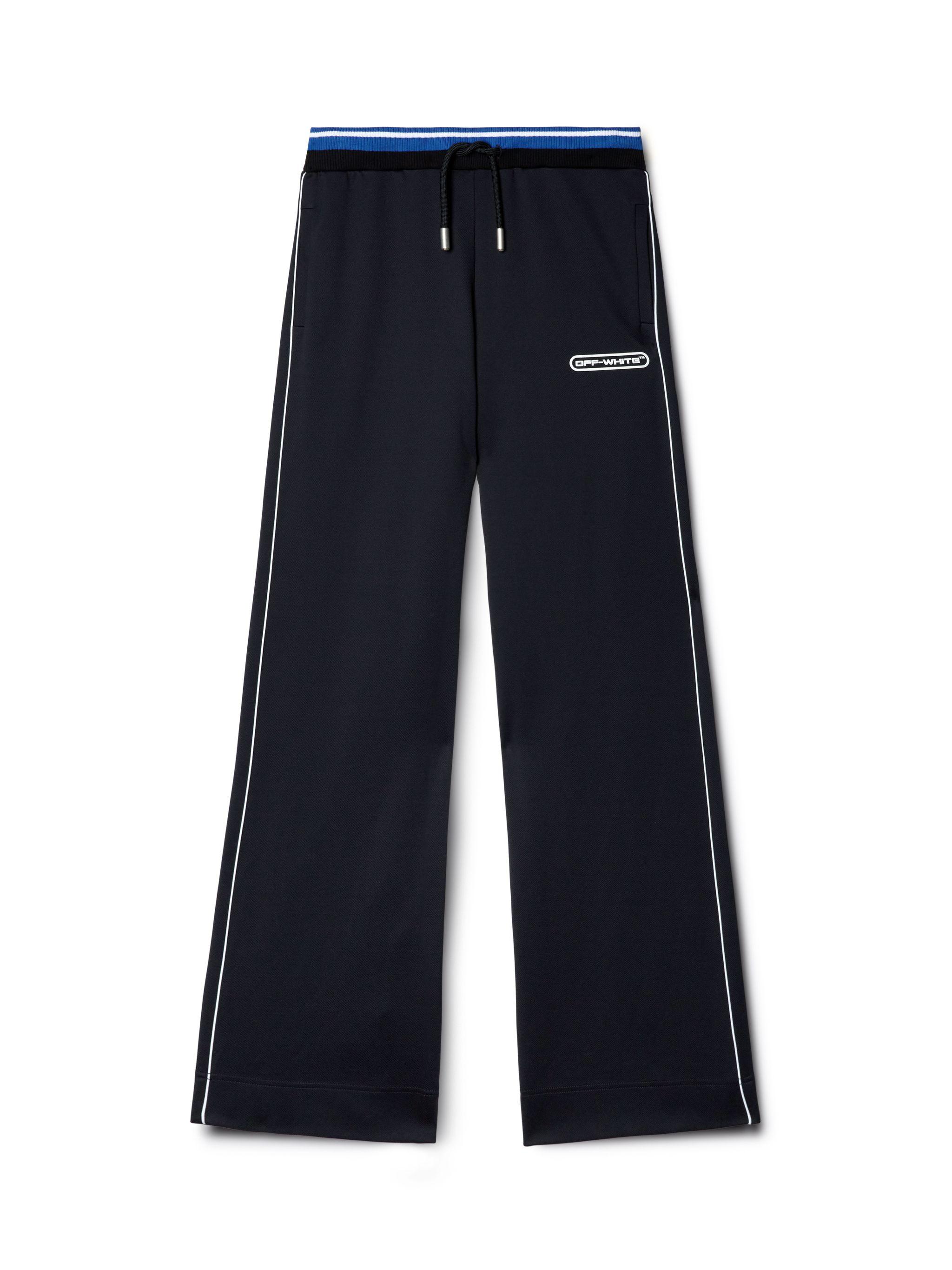 パンツ Off-White Woman Pants Black OWCF020F23FAB001 1000 Off-White piping-detail Cotton Track Pants | Black | FARFETCH