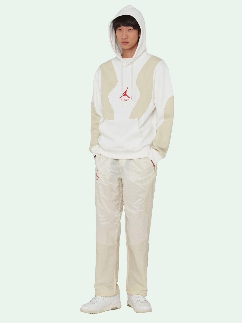 Sudadera con bordado Jordan NIKE X OFF-WHITE de Algodón de color Blanco  para hombre | Lyst