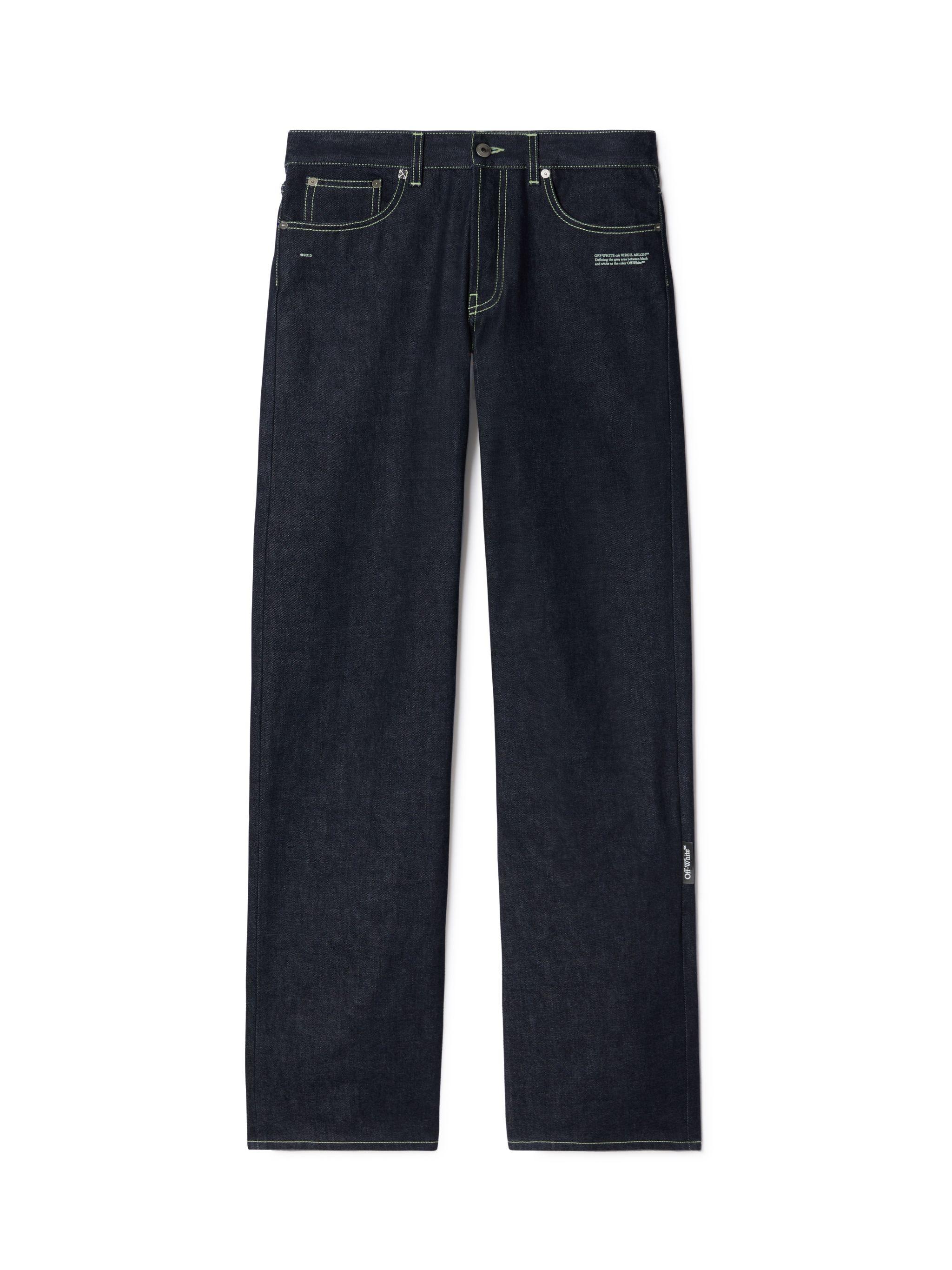 【関税＆送料込み】Off-White Jeans Off-White c/o Virgil Abloh Straight-leg jeans for Men