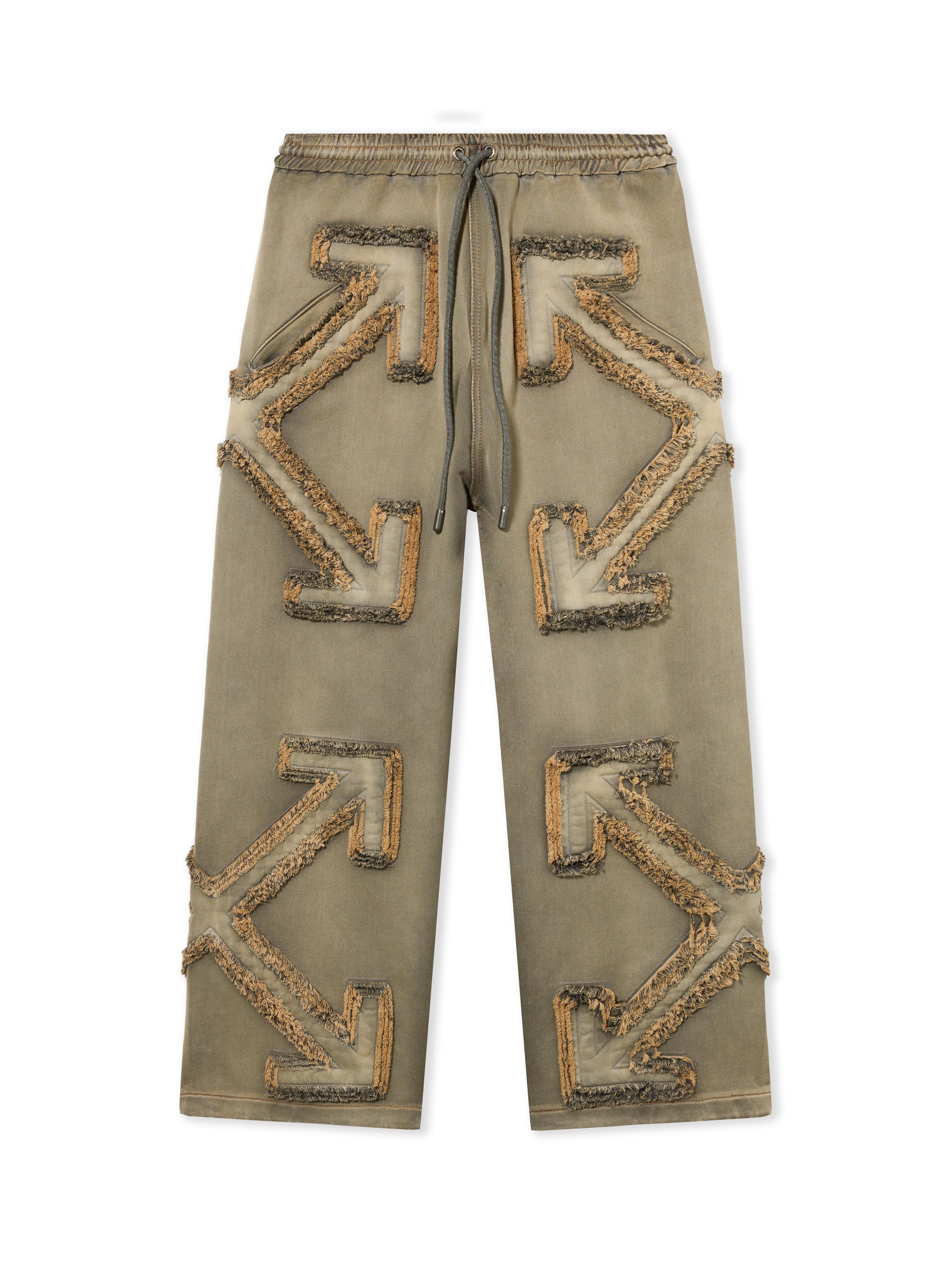 Off-White c/o Virgil Abloh Distressed Denim Arrow Jogger Pants in
