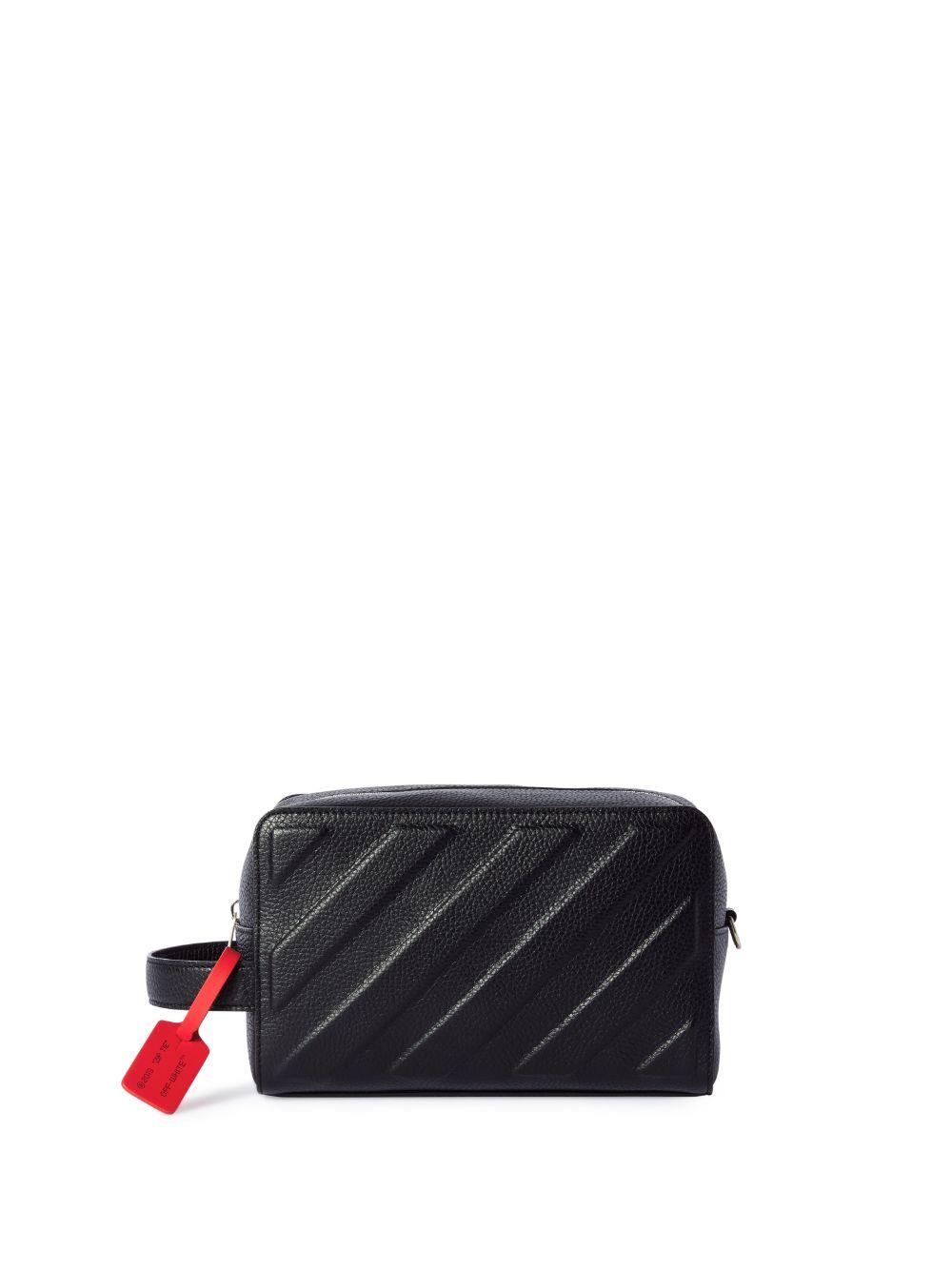 Off White c o Virgil Abloh C o Ac Milan Logo Pouch in White for