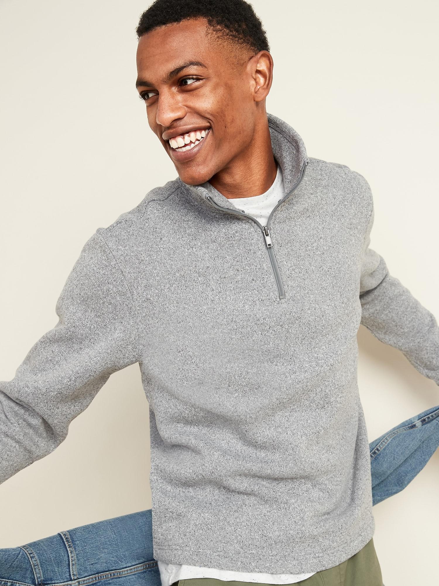Download Old Navy Sweater-fleece Mock-neck 1/4-zip Sweatshirt in ...