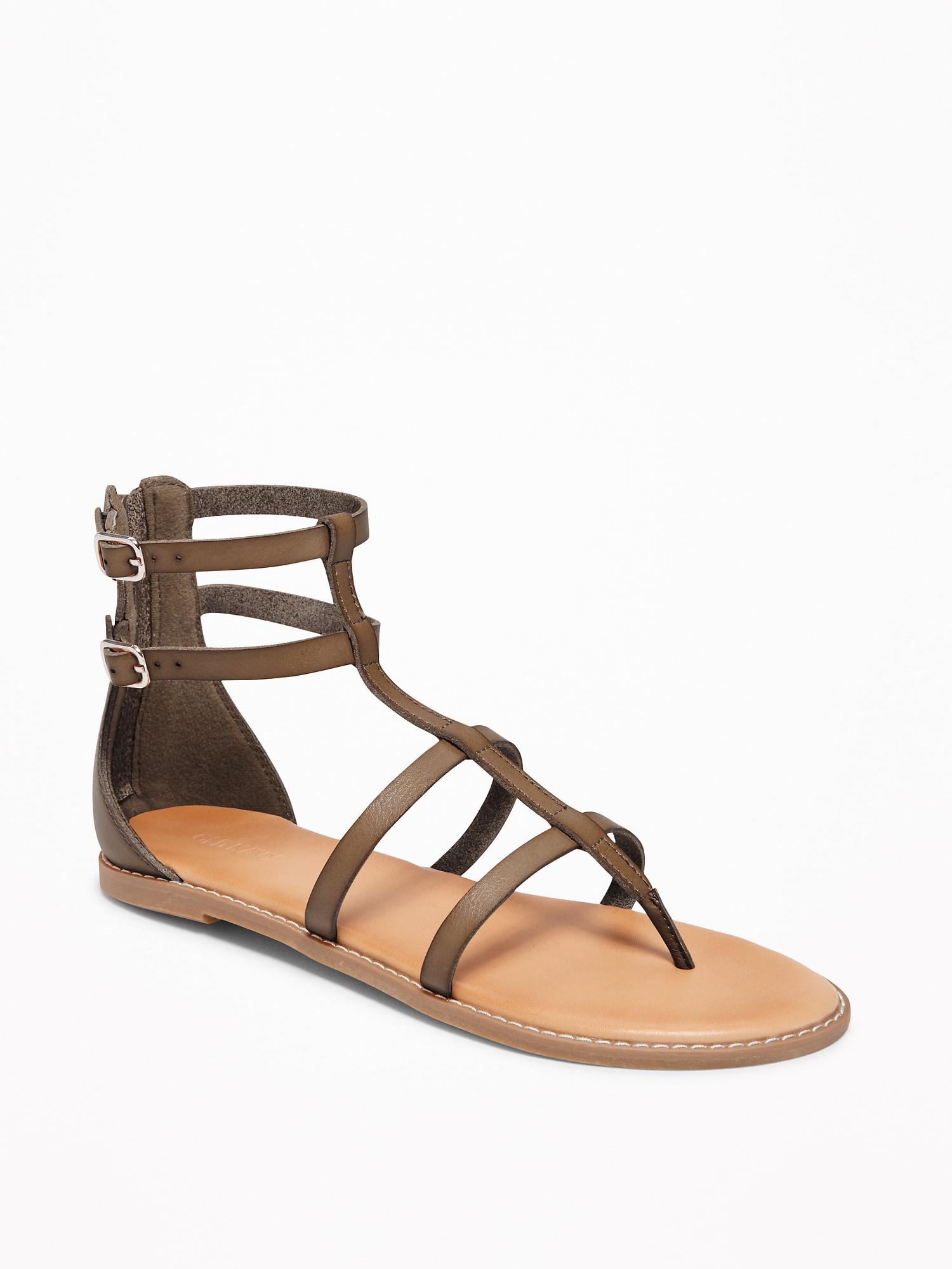 navy gladiator sandals