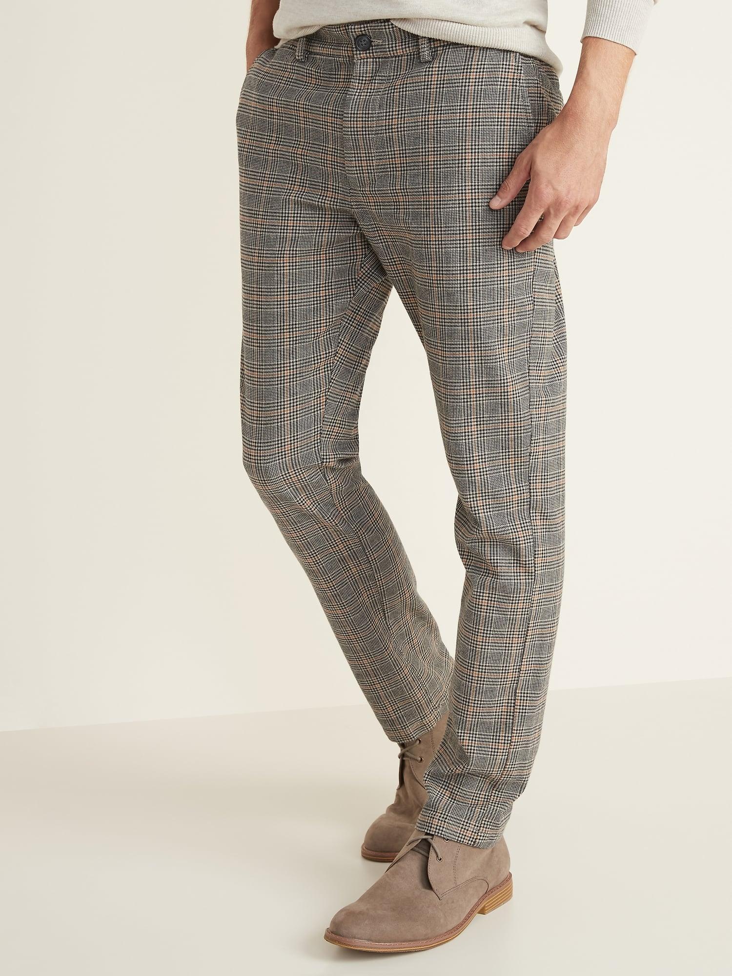 old navy plaid pants mens