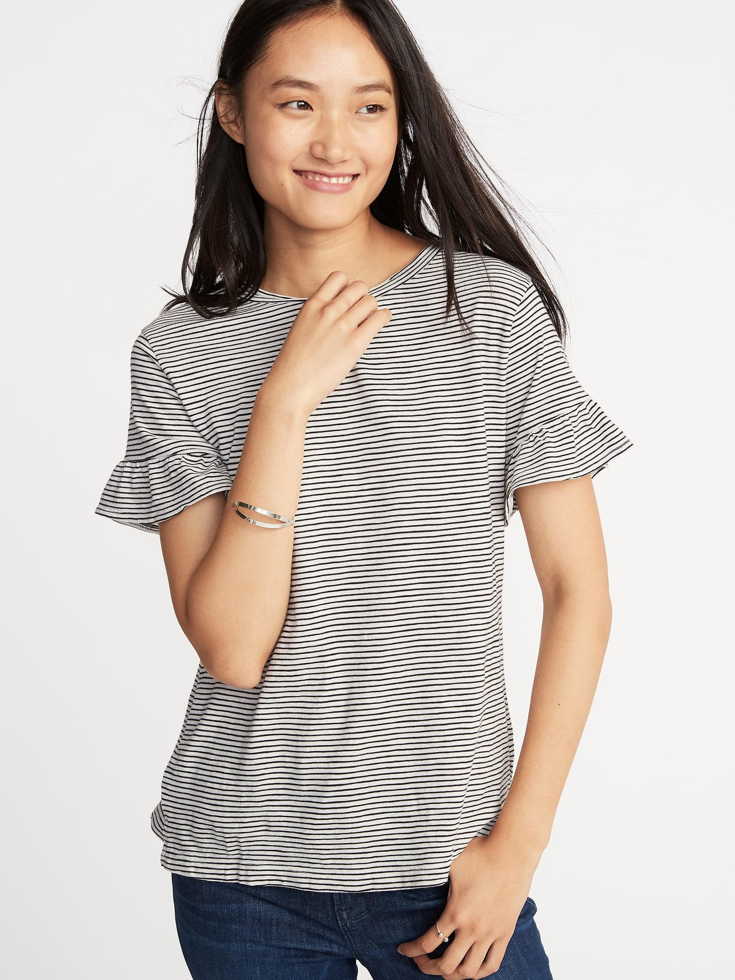 old navy ruffle sleeve top