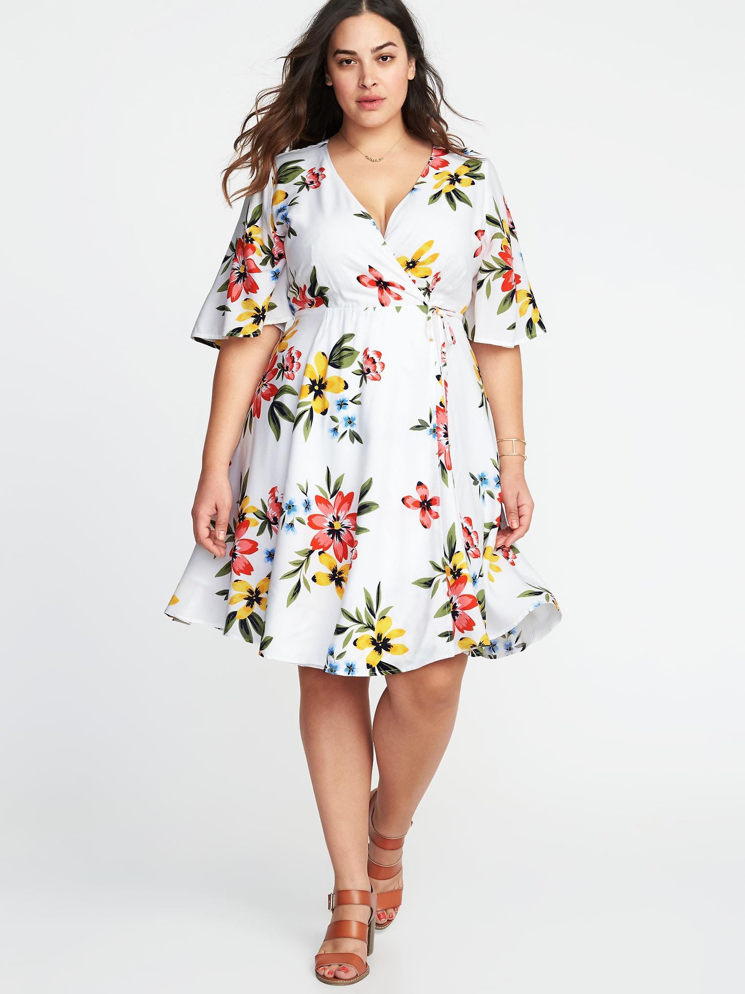 old navy white dress with flowers