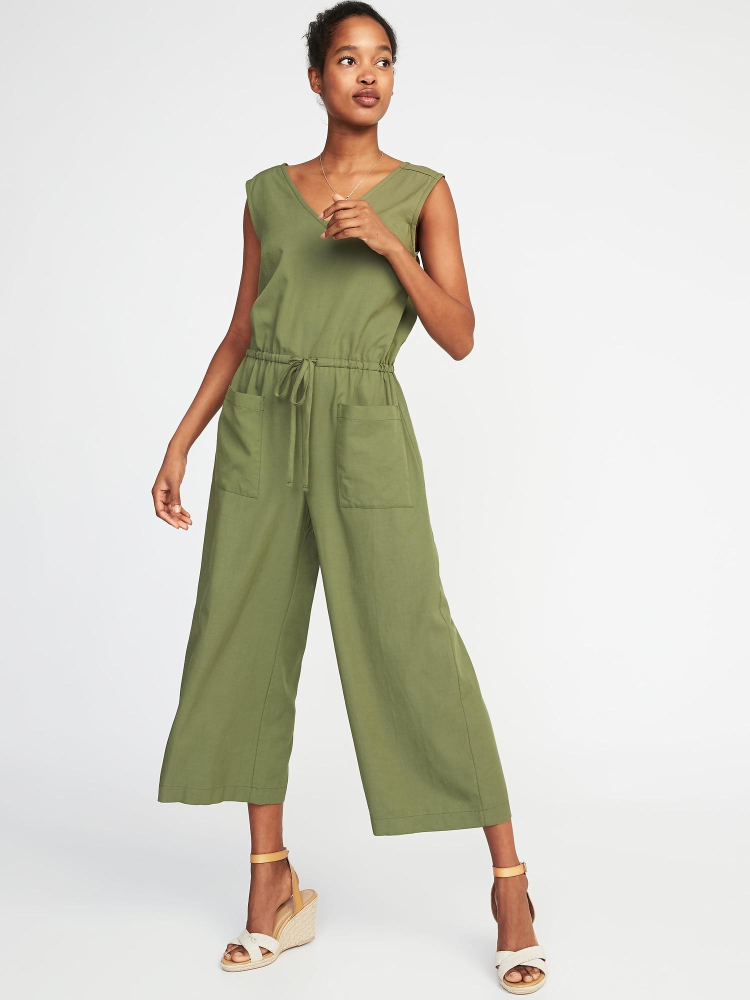 old navy jumpsuit green