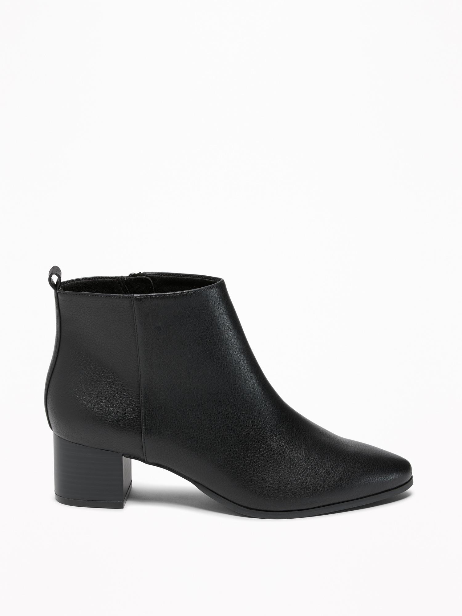 old navy black boots