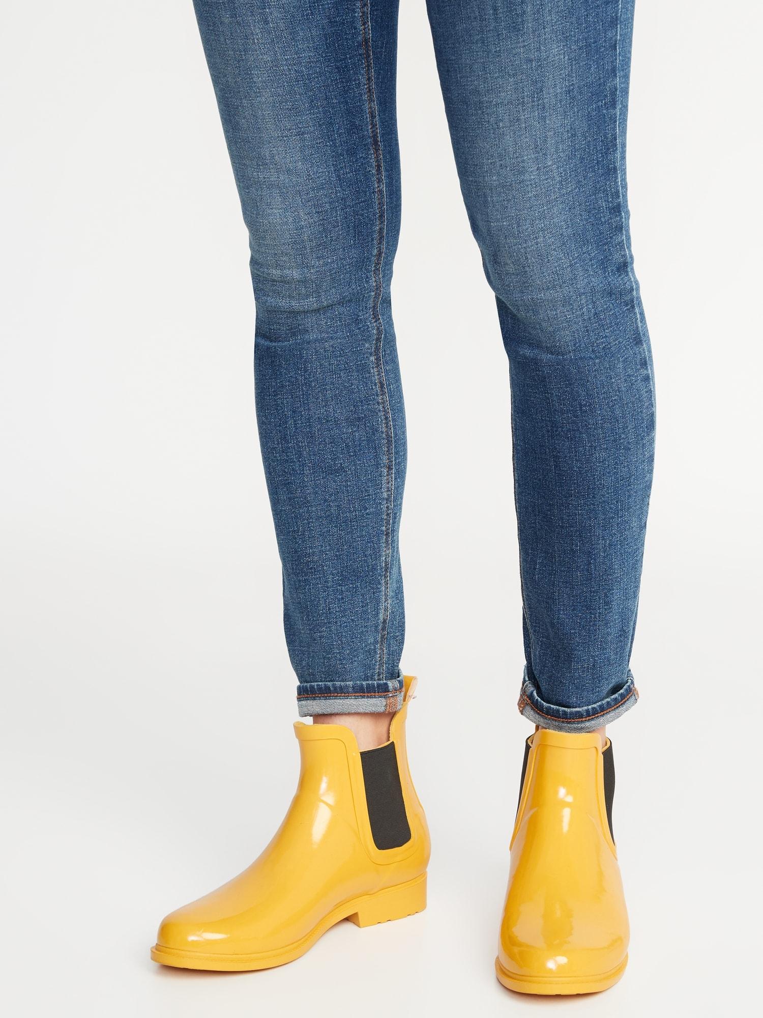 old navy rubber boots