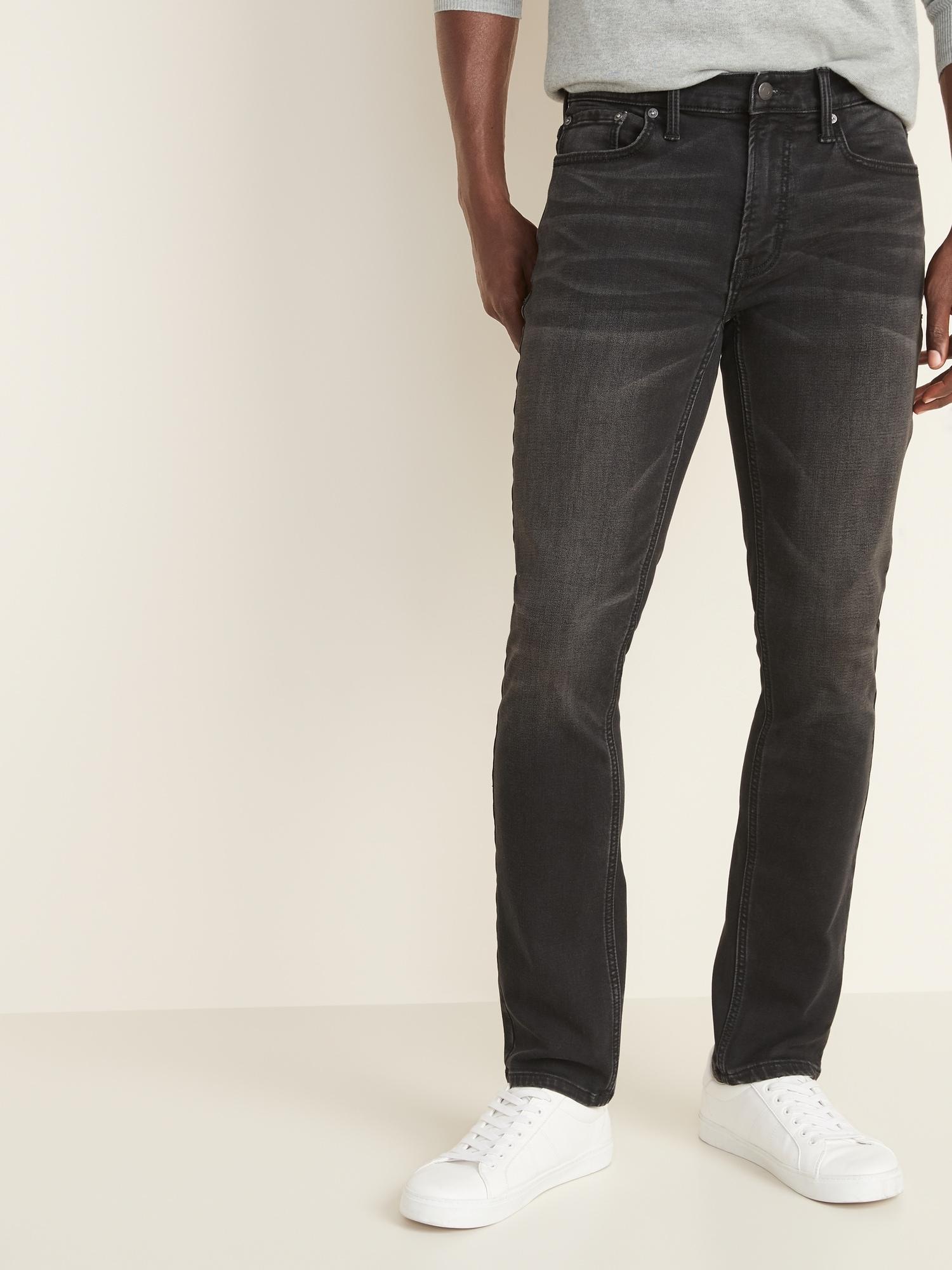 old navy black slim jeans