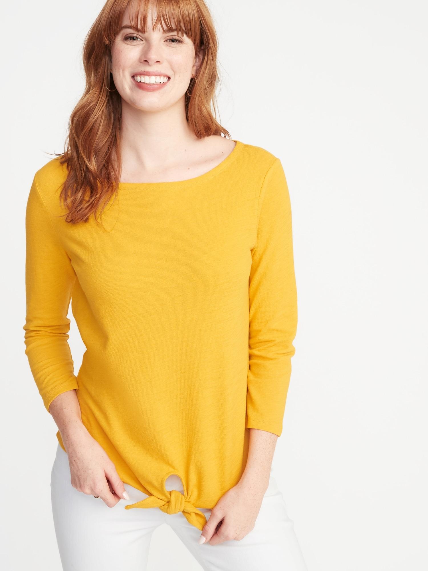old navy yellow top