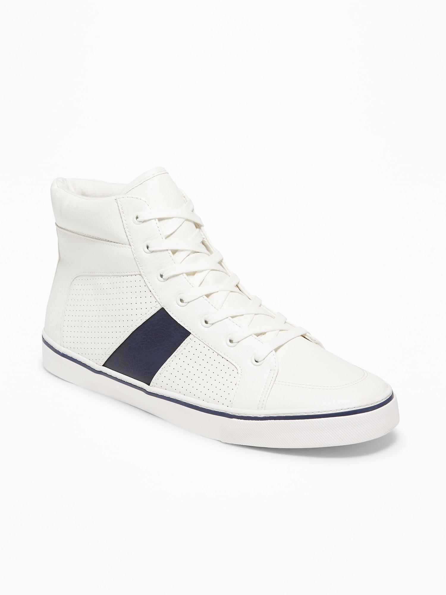 old navy white high tops