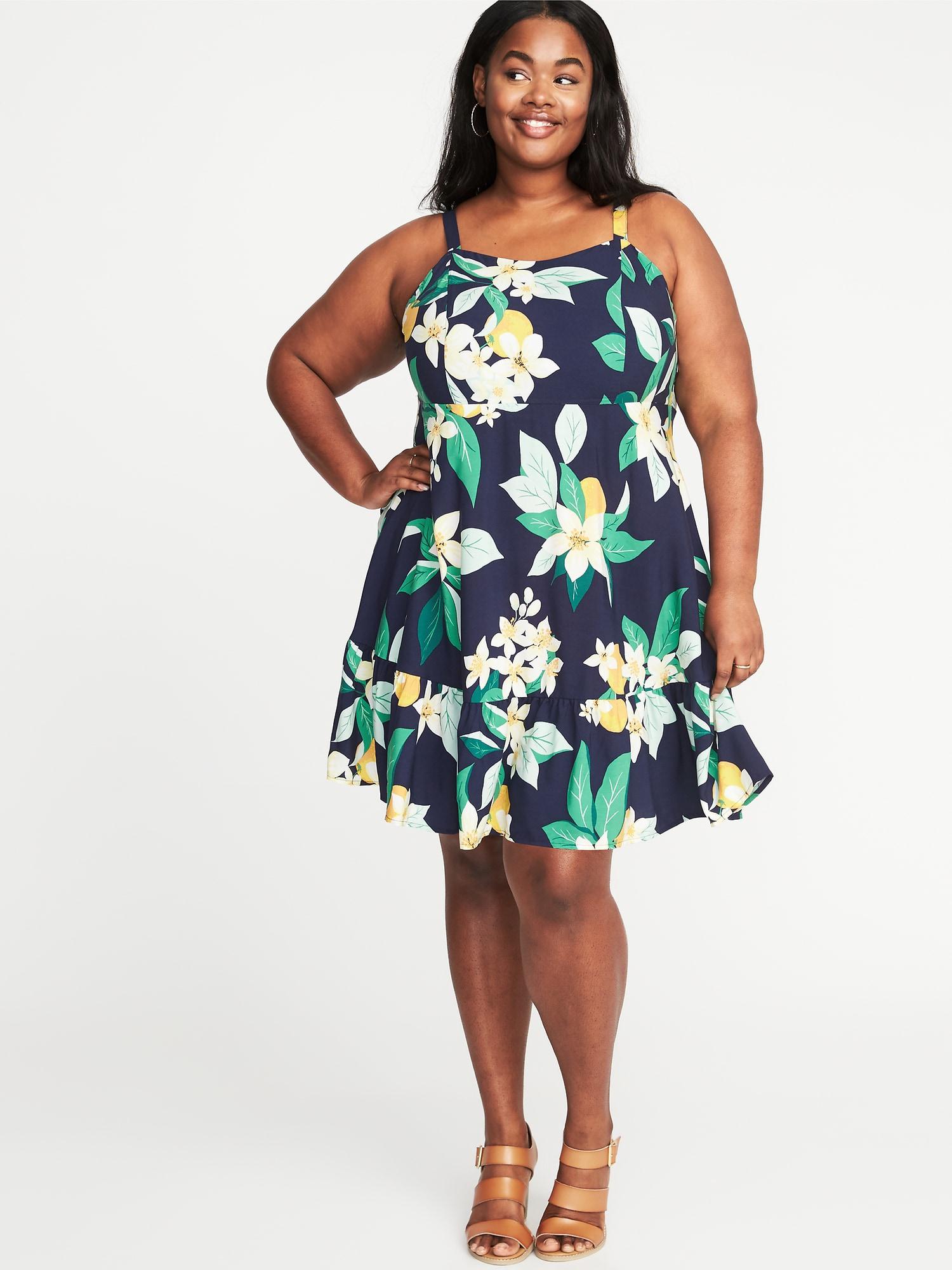 old navy orange dress