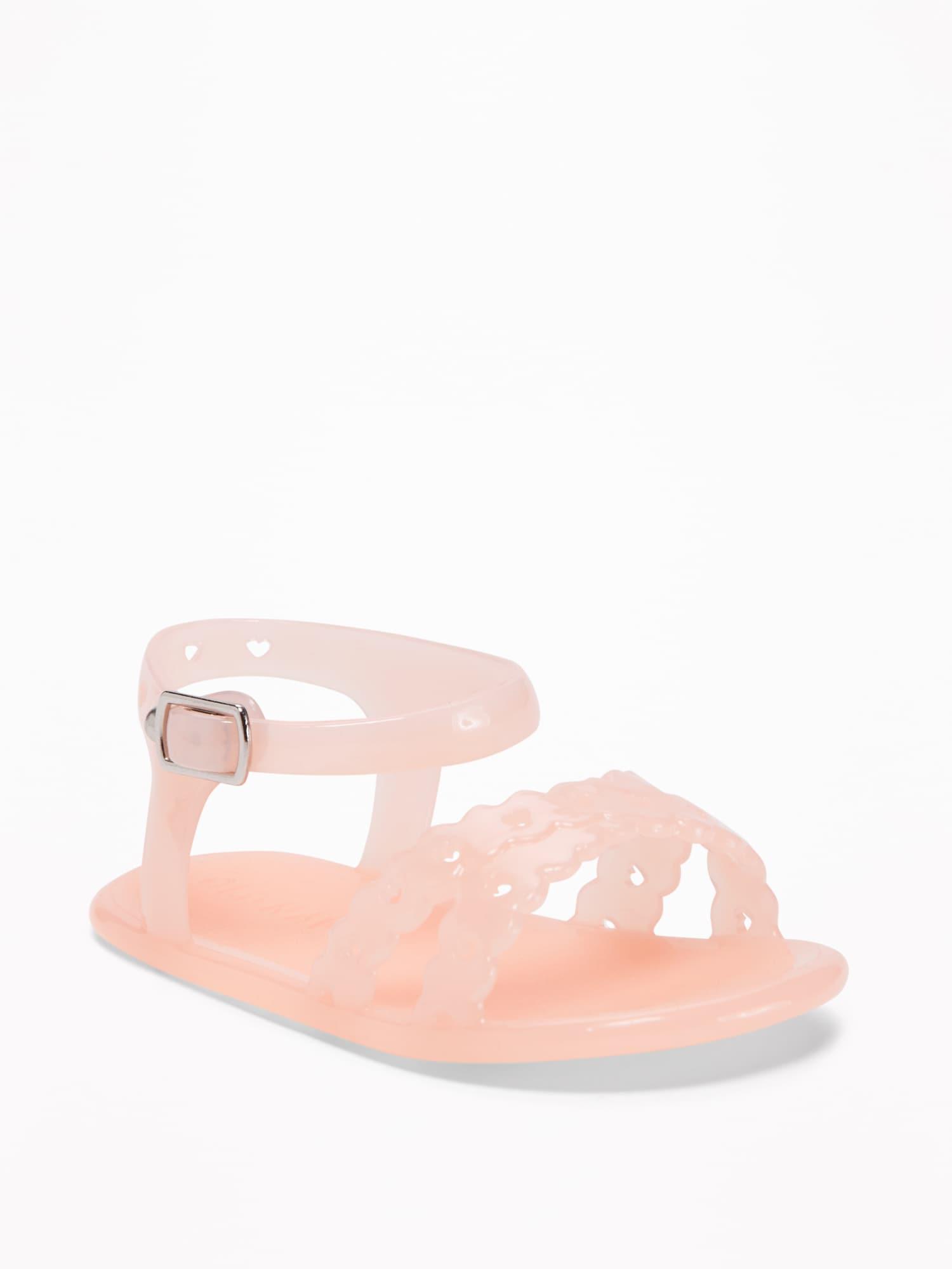 old navy ankle strap jelly sandals