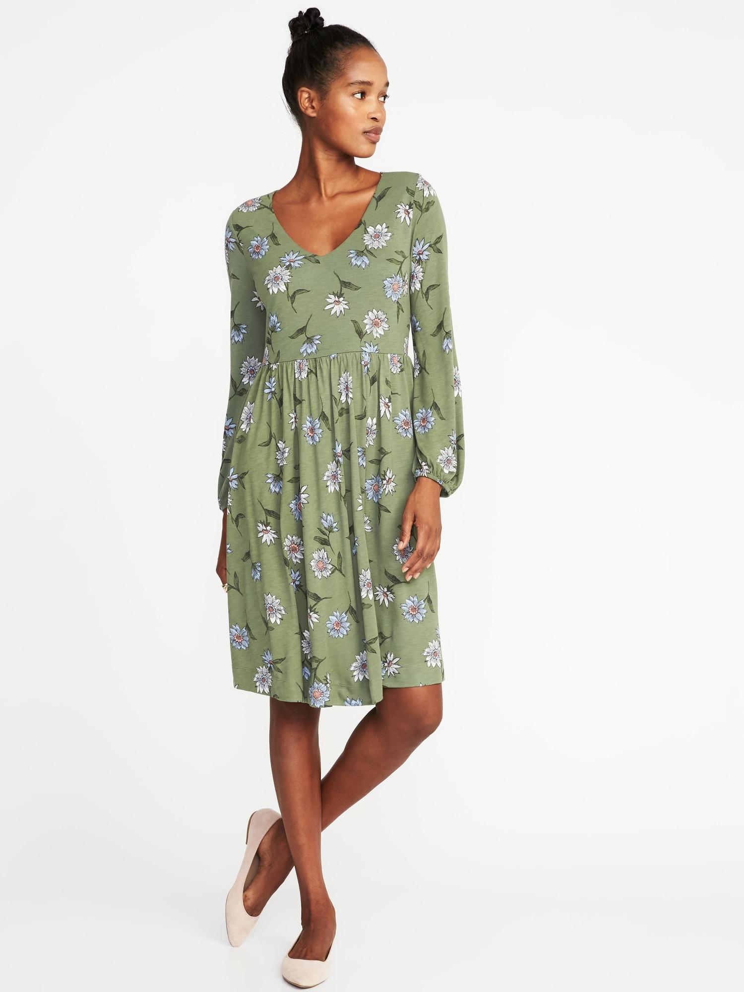 old navy olive green dress