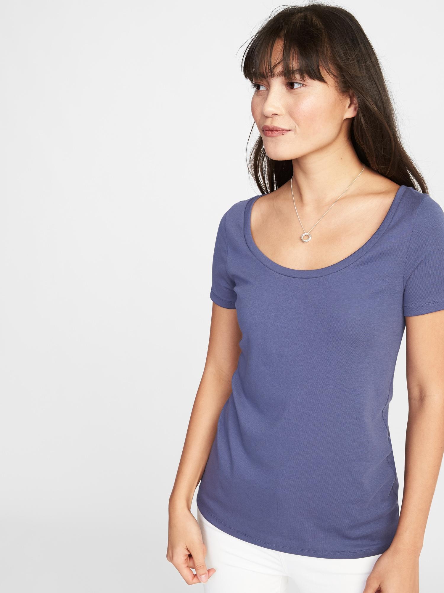 old navy scoop neck tee