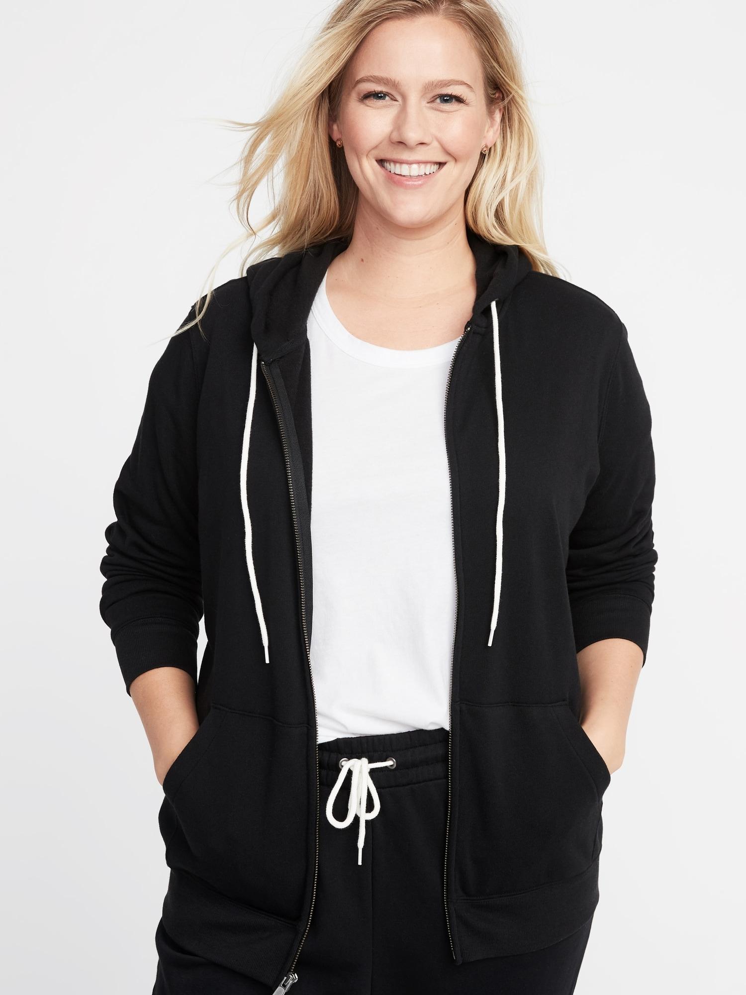 plus size navy hoodie
