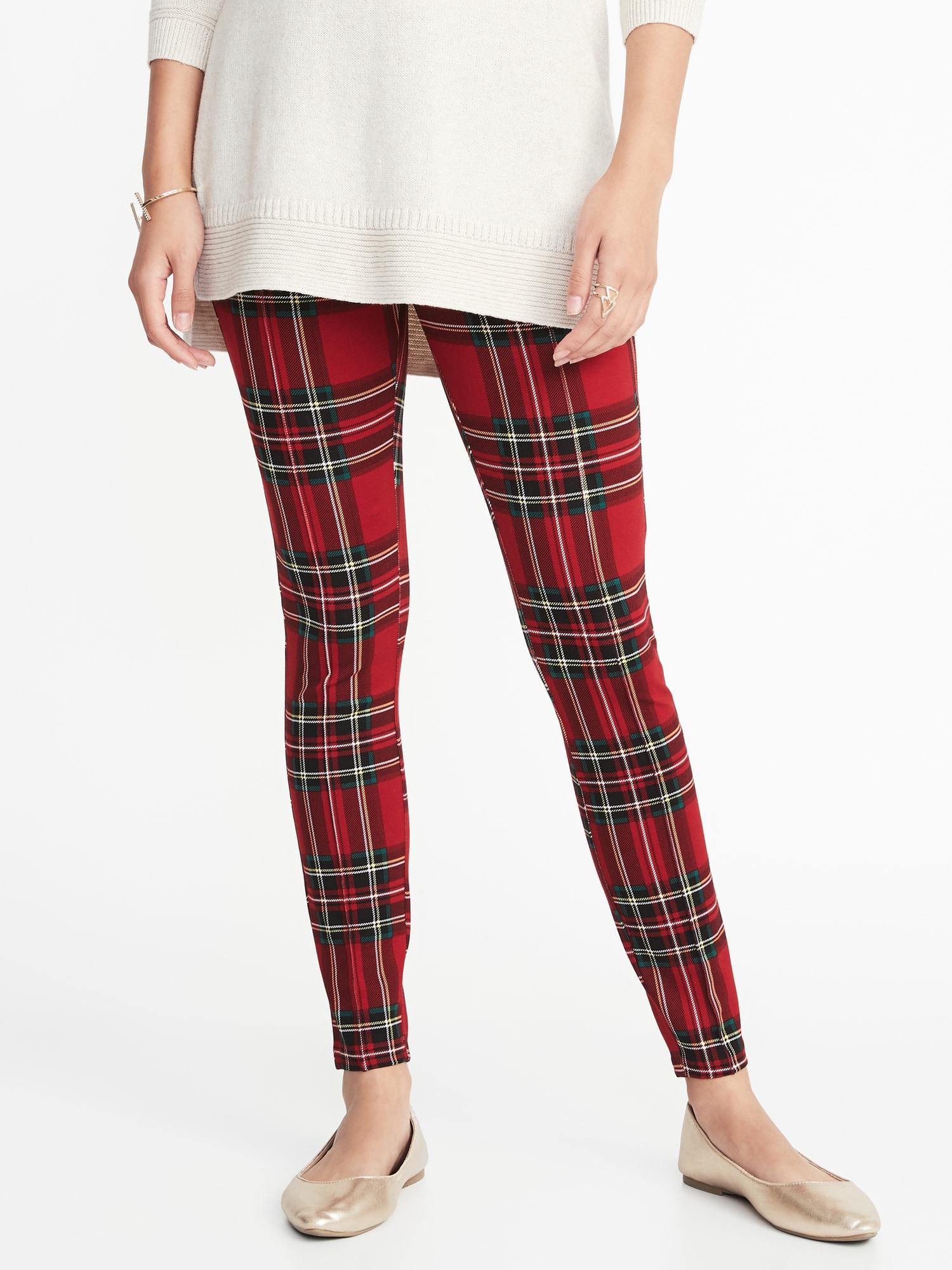 old navy red plaid pants