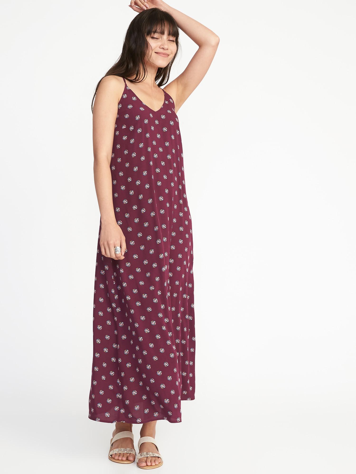 old navy v neck maxi shift dress