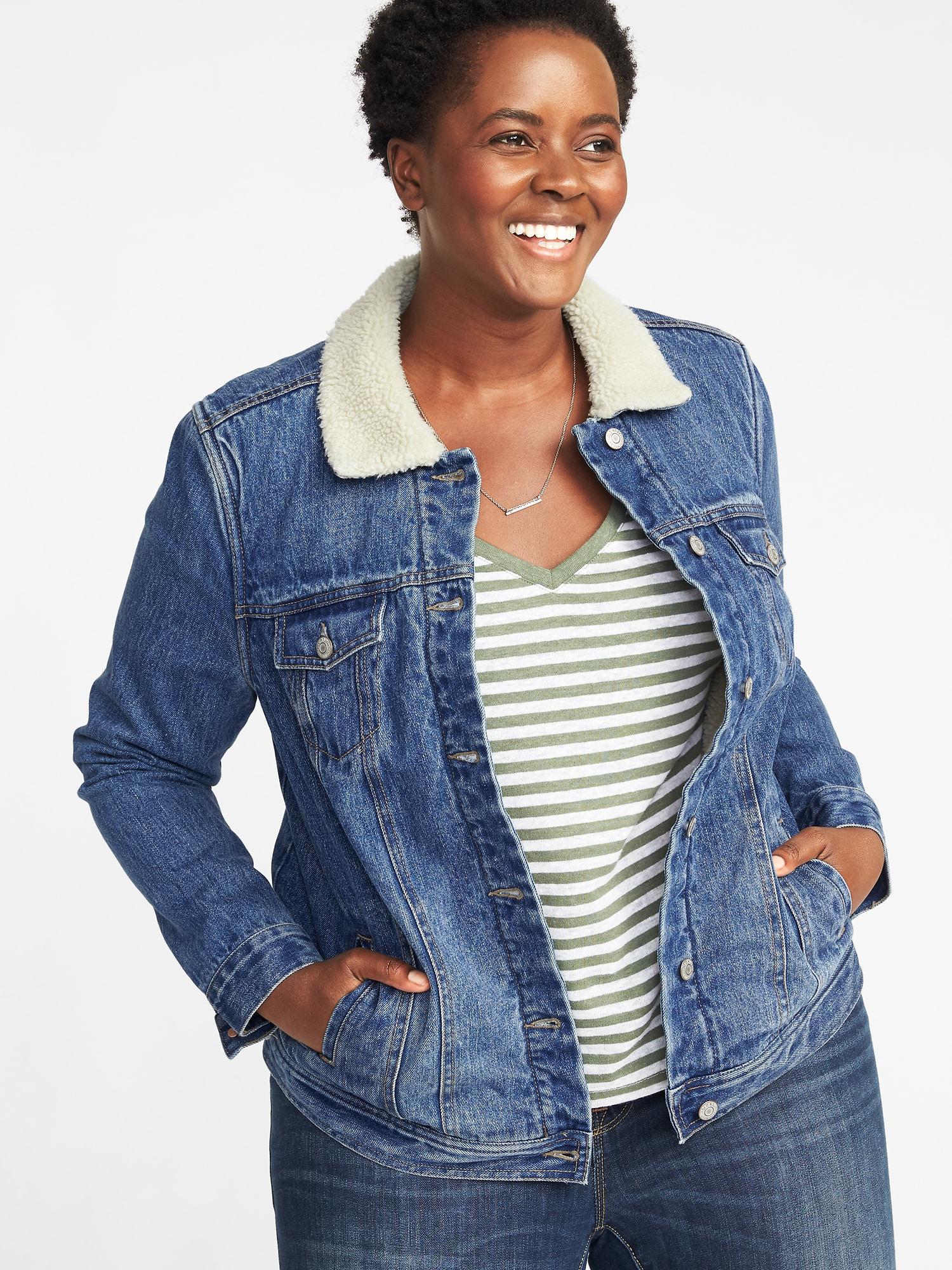 Old Navy Sherpa-lined Plus-size Denim 