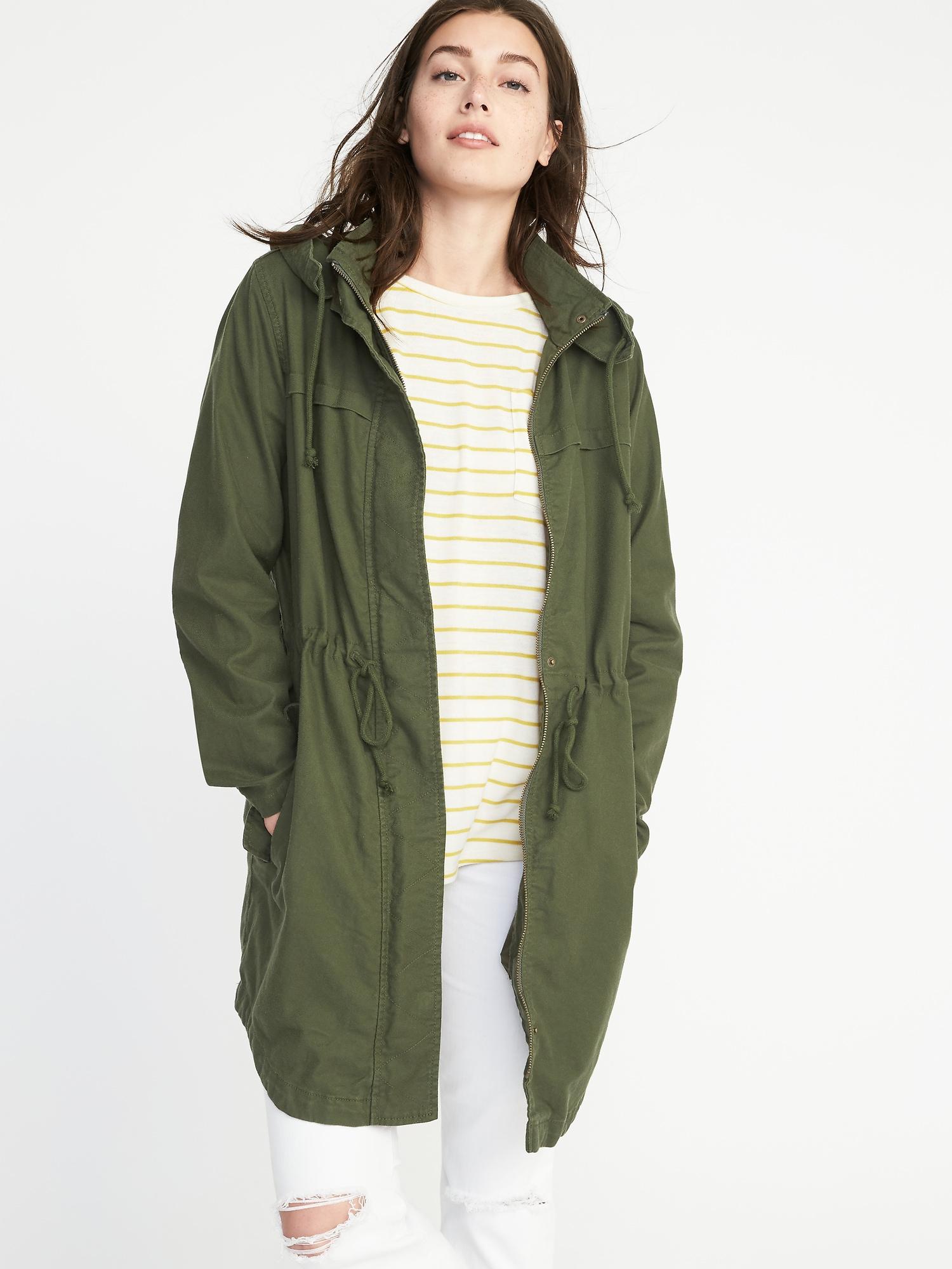 old navy hooded utility parka